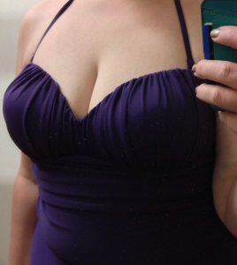 nicole purple swimsuit